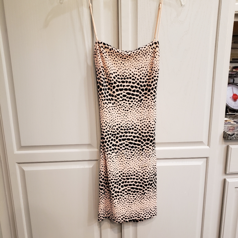Monika Double Twist Back Mini Dress